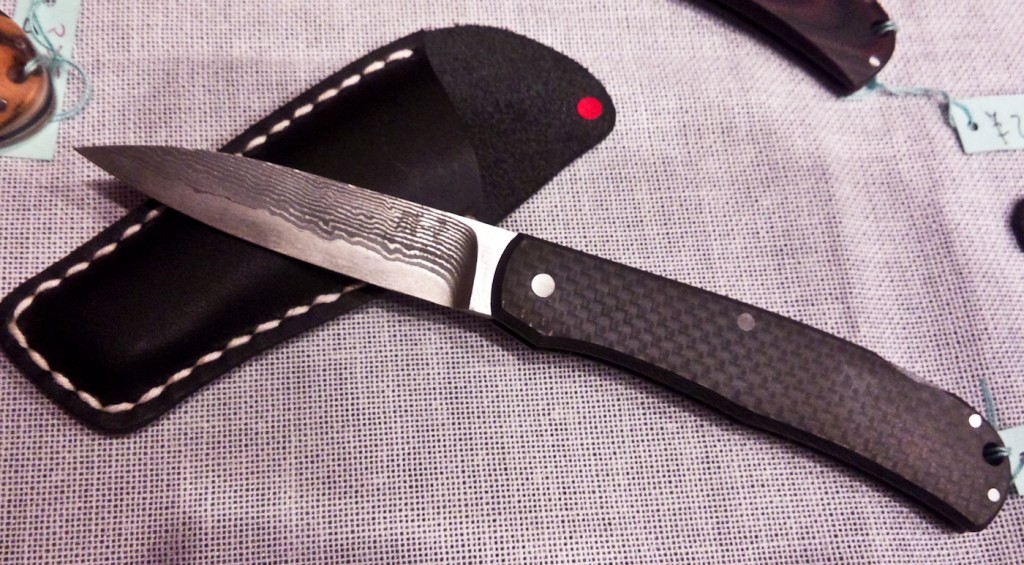 To-un Ihara's knife with Damascus blade and carbon fiber handles. How would you choose?